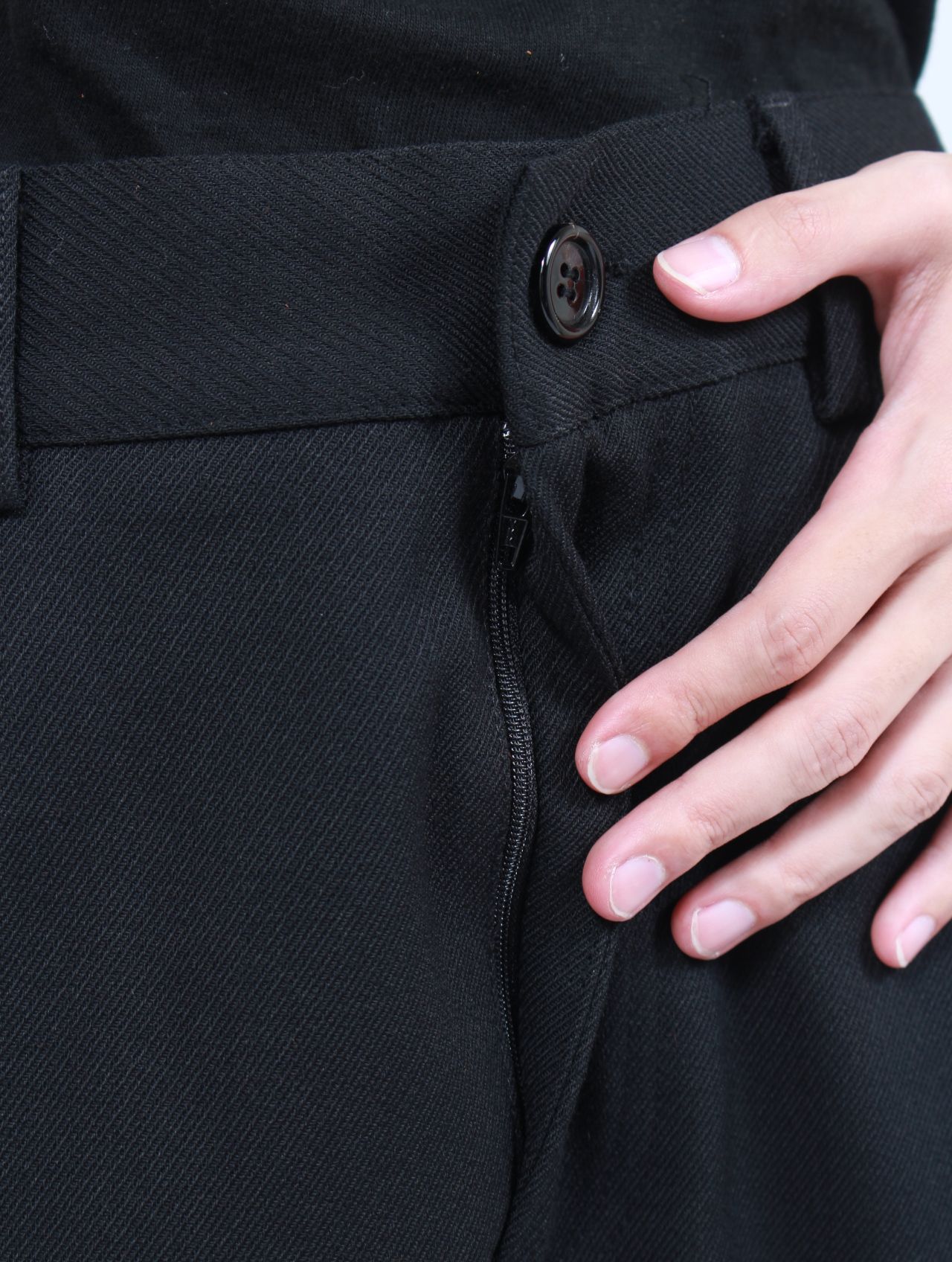 【25AW】 オクタイ トラウザー ワイド スラックス パンツ / OKTAI TROUSER / スターディブラック