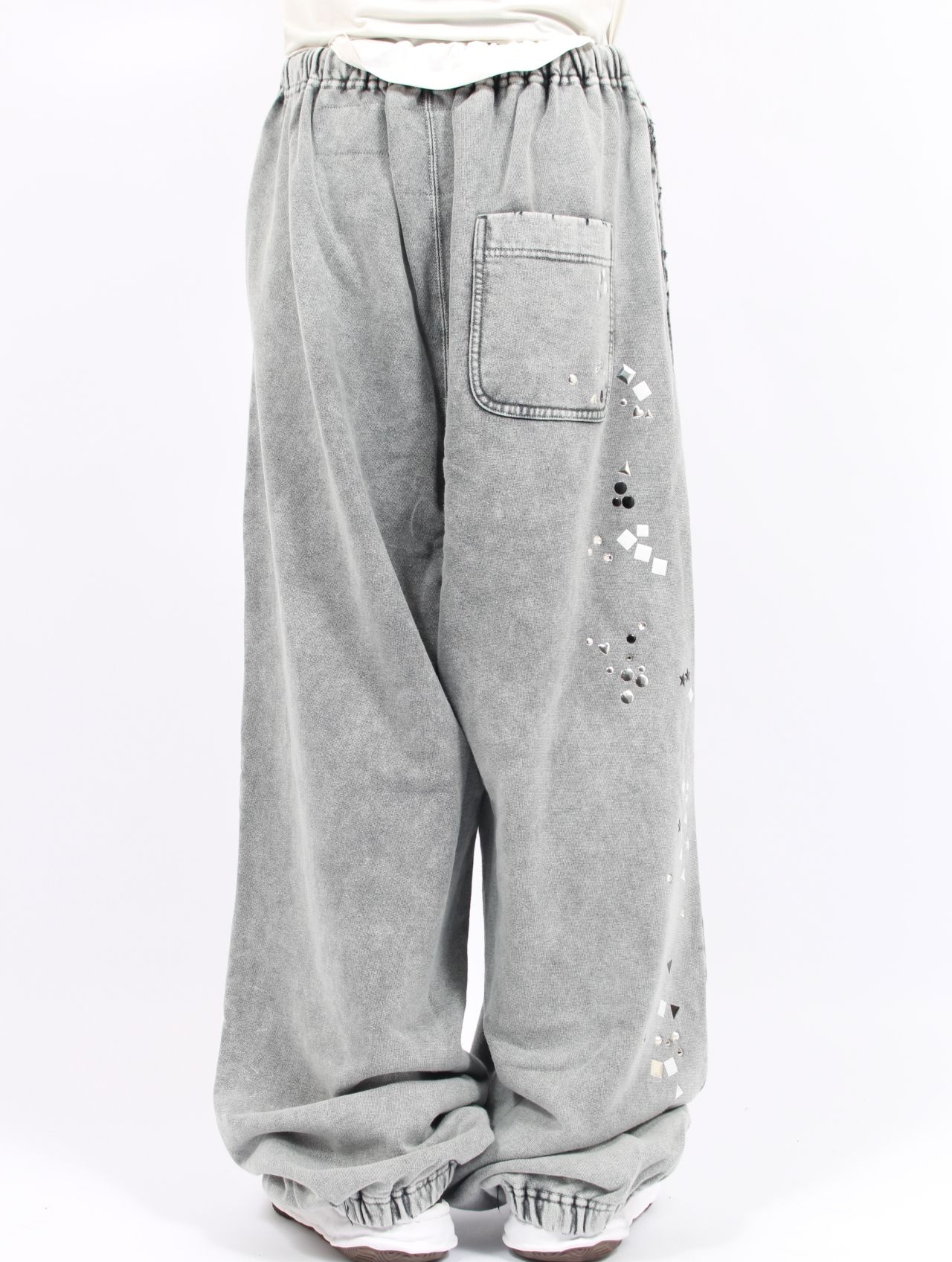 【25AW】エンブリッシュ ブリーチ パンツ / EMBELLISH BLEACH PT / グレー