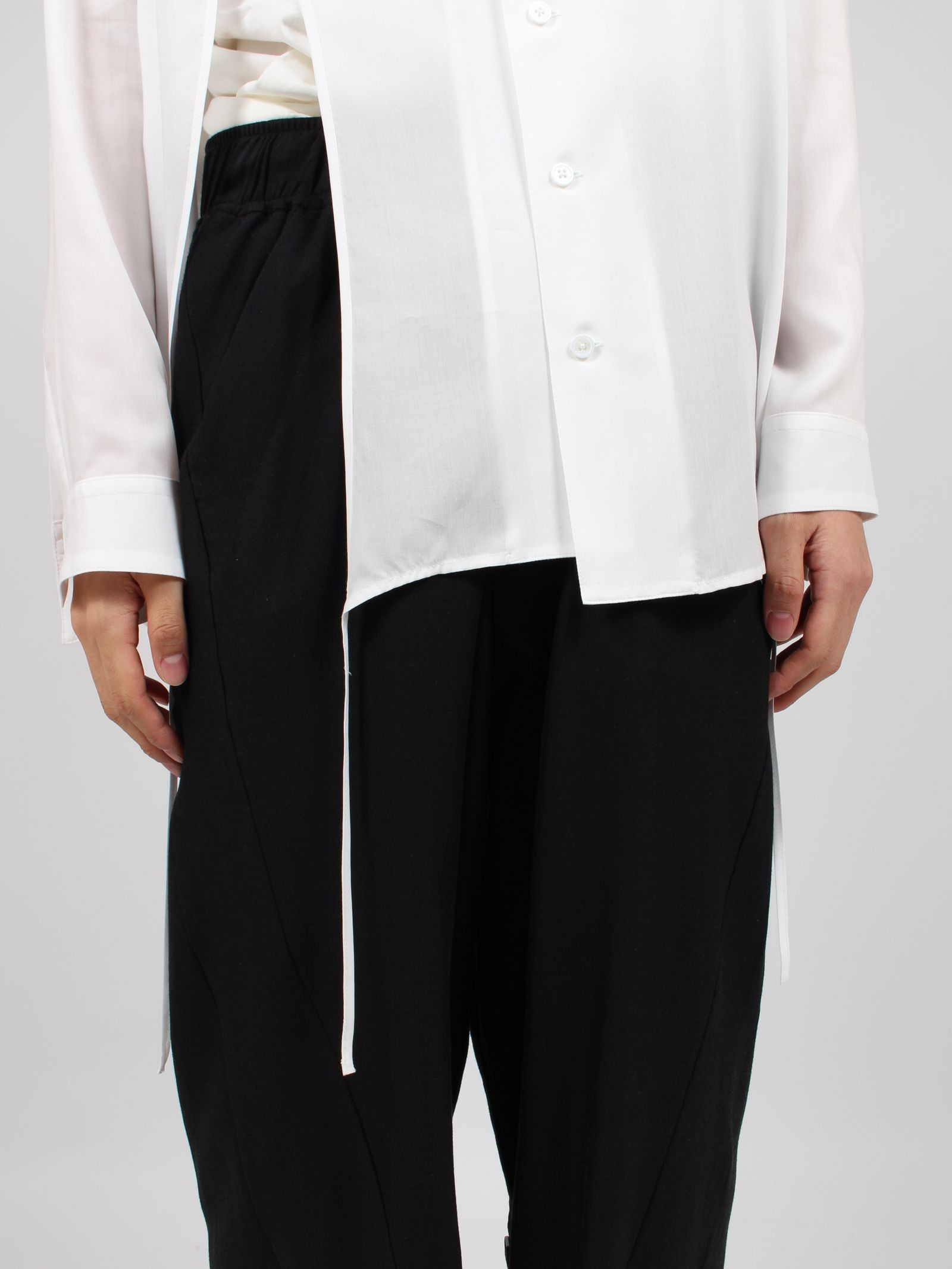 sulvam 【24SS】開襟 パイピング シャツ PIPING SHIRT