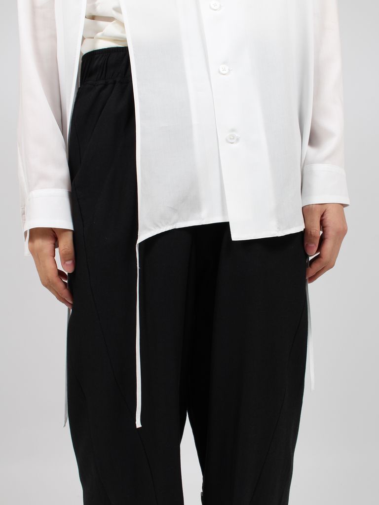 sulvam - 【24SS】開襟 パイピング シャツ / PIPING SHIRT / ホワイト 