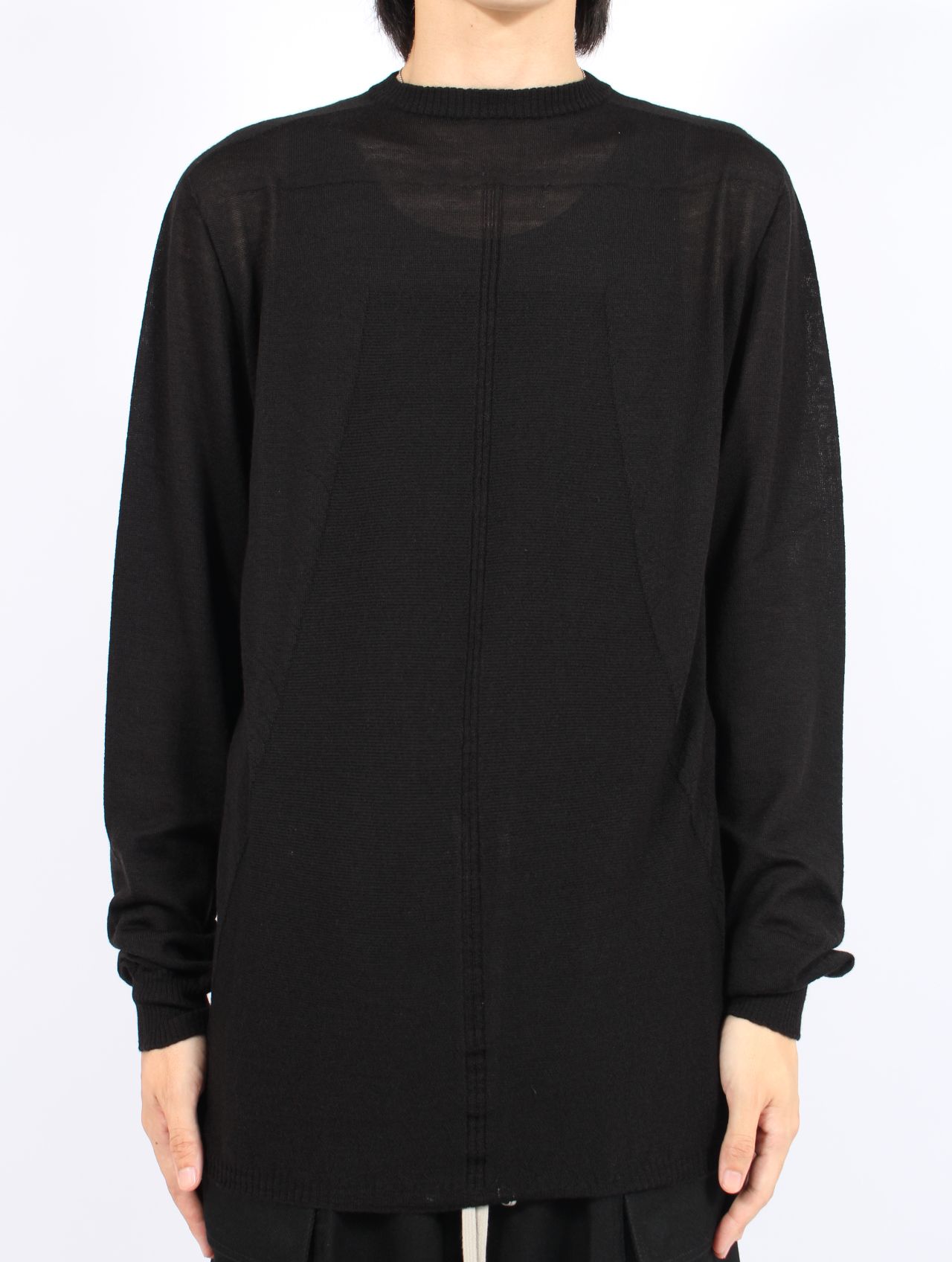【25AW】オーバーサイズ レベル ニット カットソー / OVERSIZED LEVEL / ブラック
