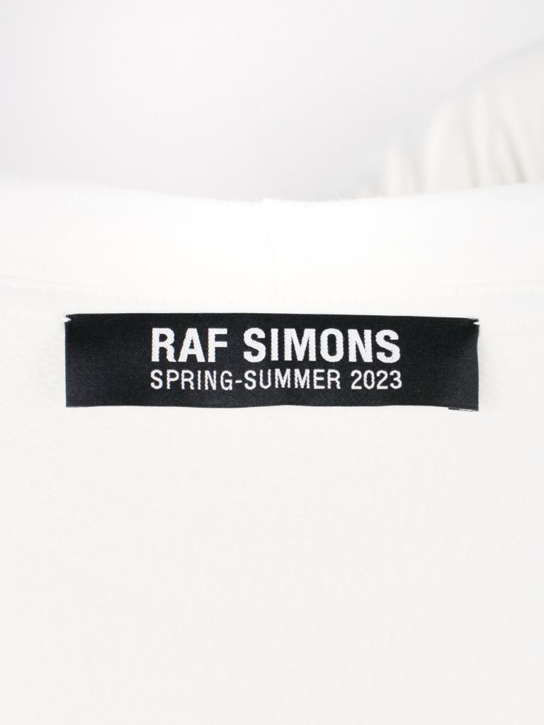 RAF SIMONS - 【23SS】フロントジップ レザーパッチ ハンドサイン  