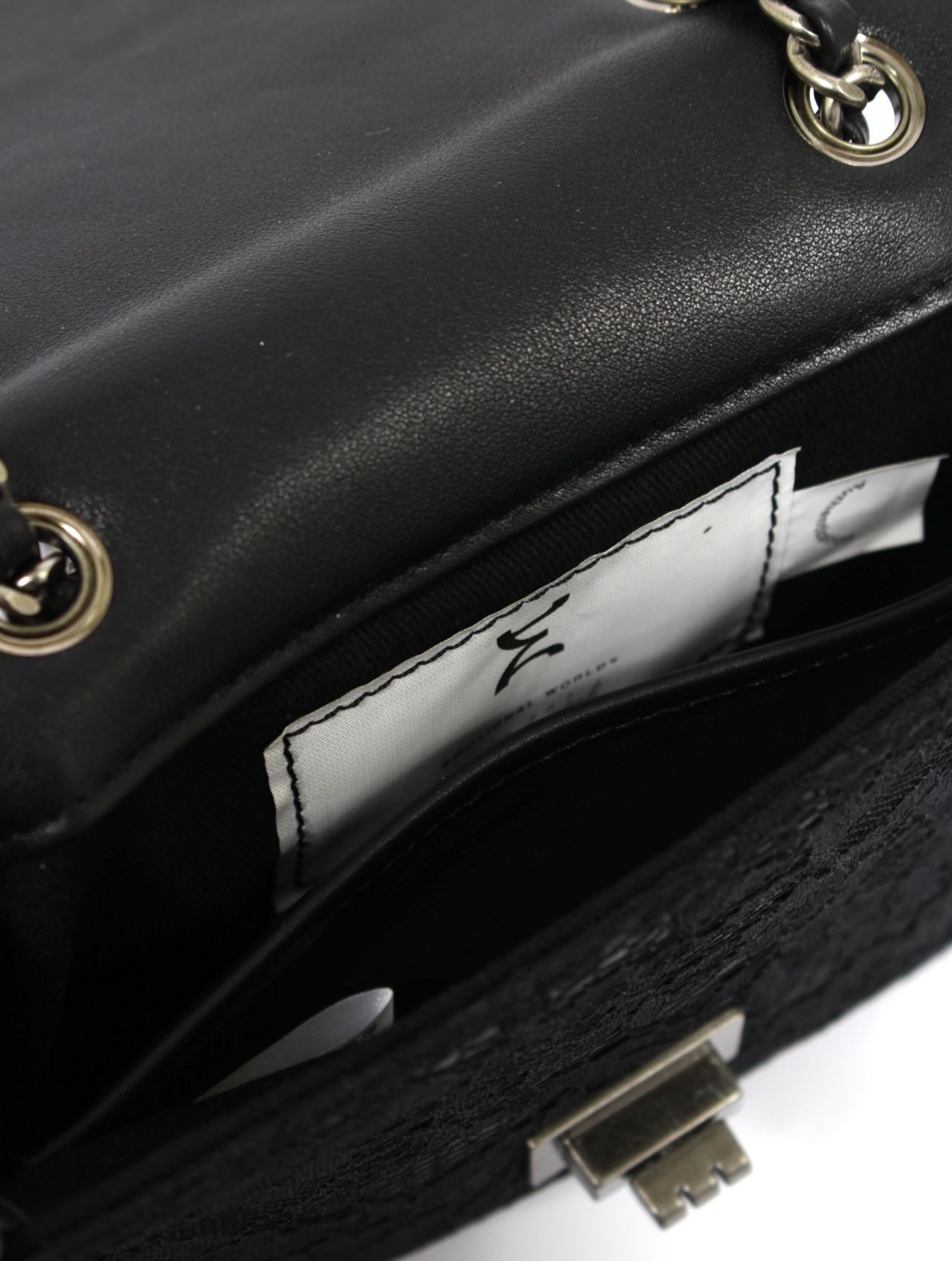 【25AW】エモーショナル ワールド コラボレーション スモール チェーン バッグ  /x EMOTIONAL WORLD SMALL CHAIN BAG / ブラック