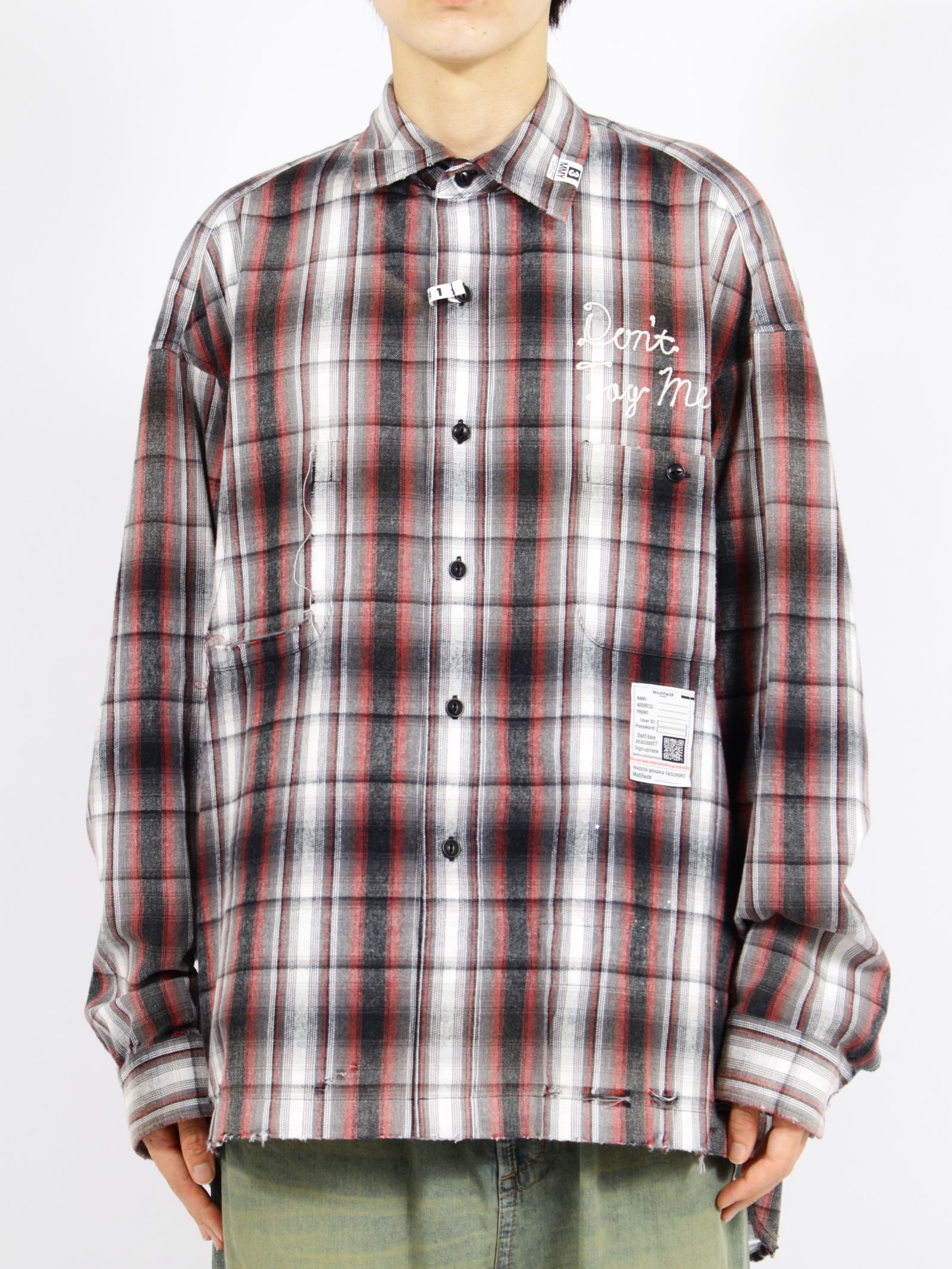 【26SS】ヴィンテージ ライク チェック シャツ / VINTAGE LIKE CHK SH / ブラック