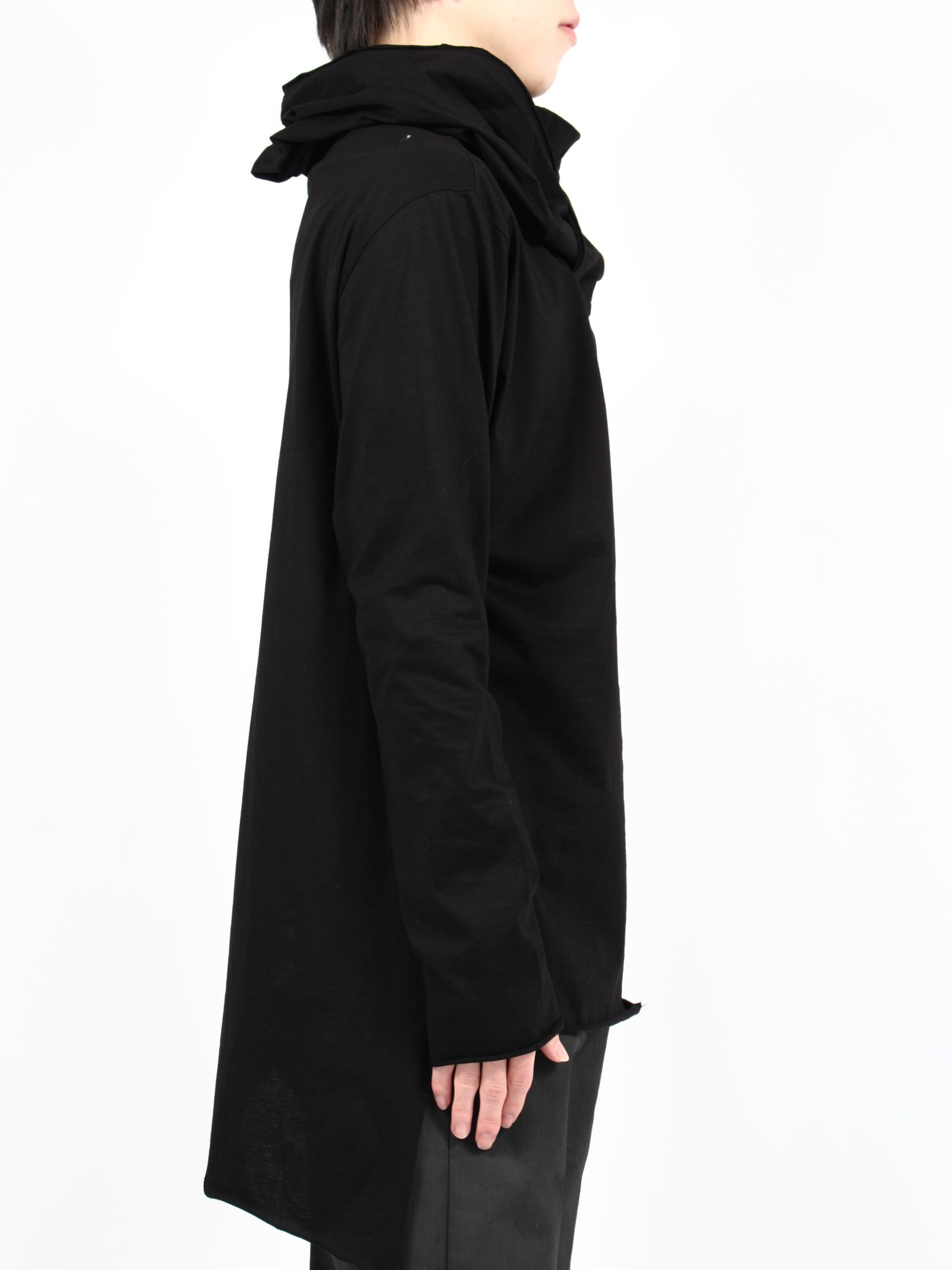 JULIUS コットンスウェット ノースリーブフーディー