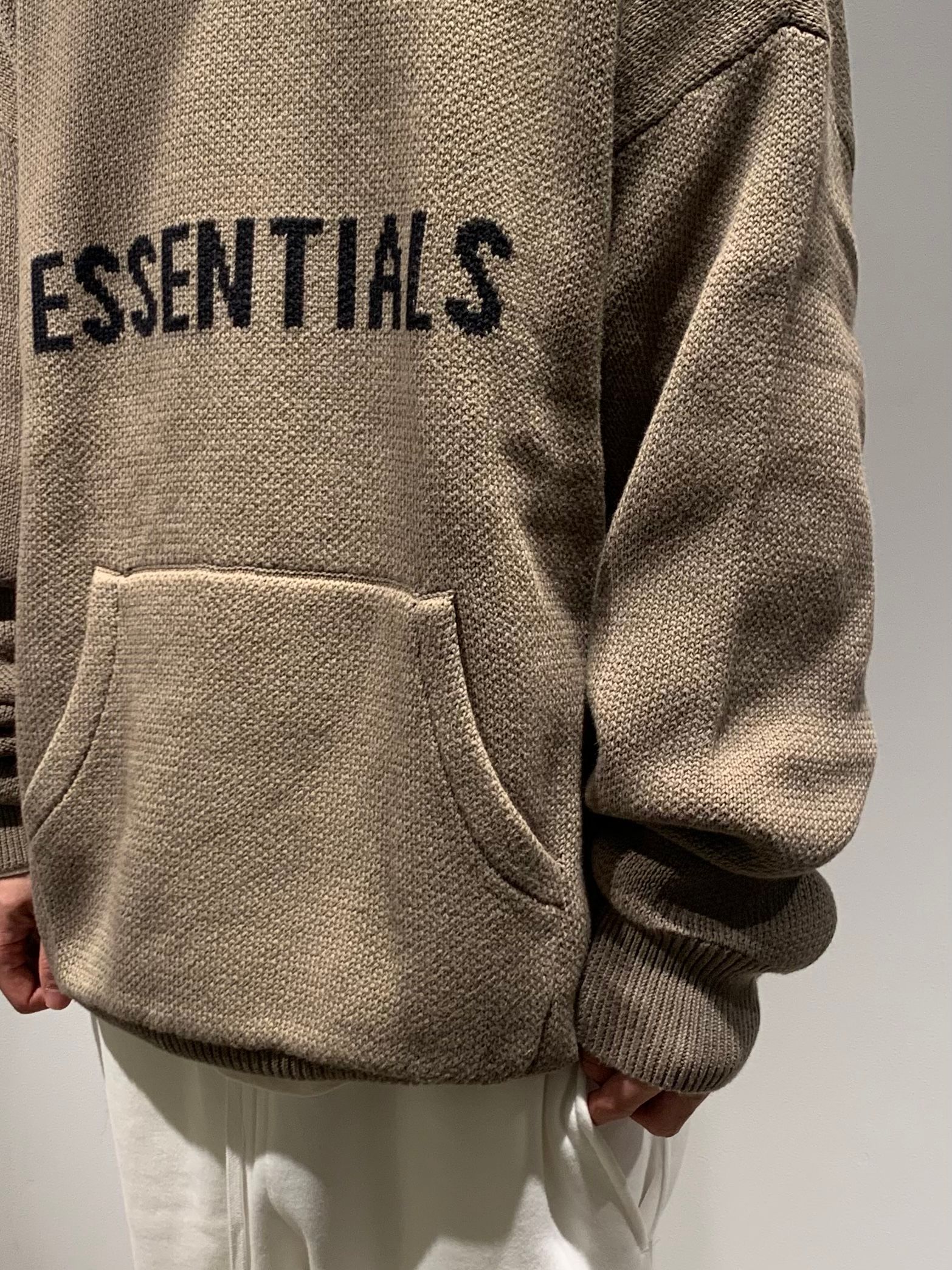 ESSENTIALS エッセンシャルズニットパーカー | hartwellspremium.com