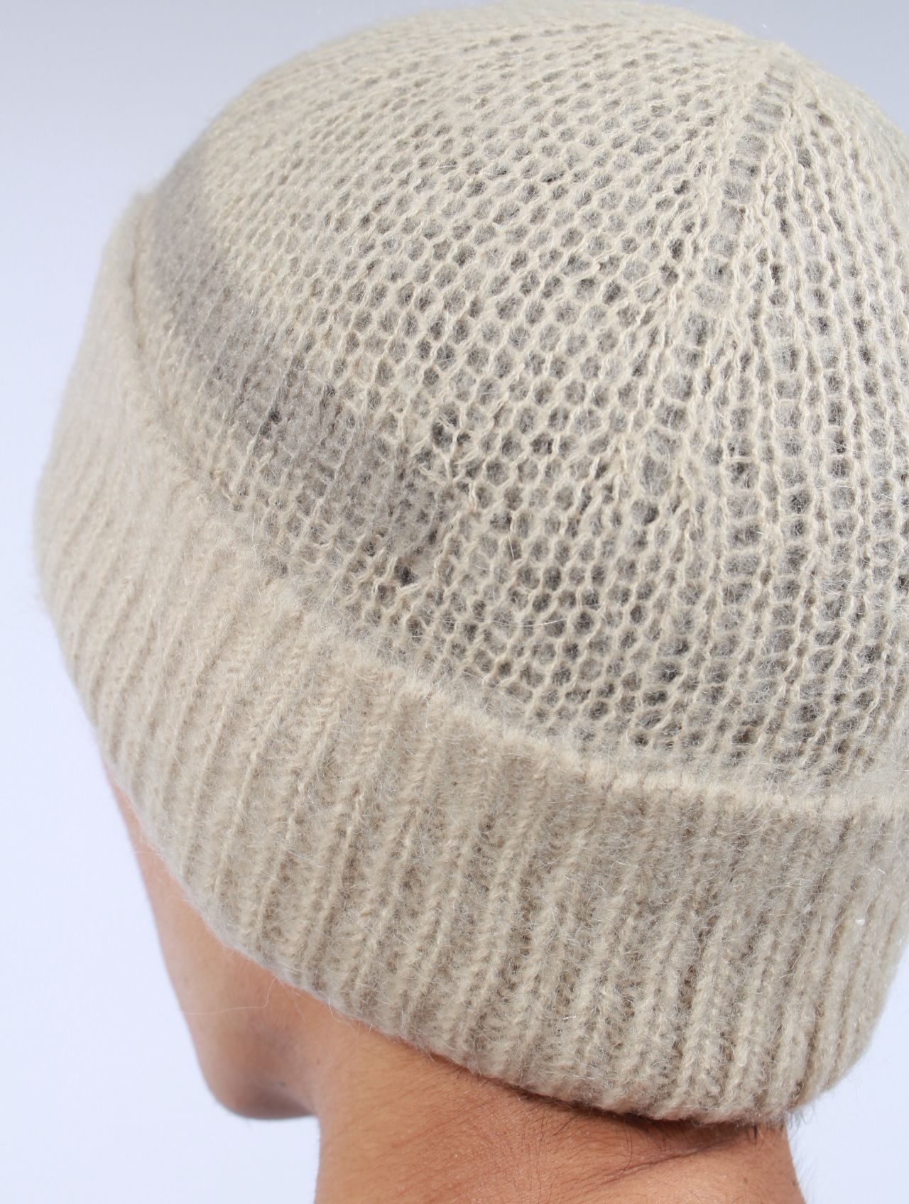 【25AW】モヘア ビーニー / MOHAIR BEANIE / クリーム