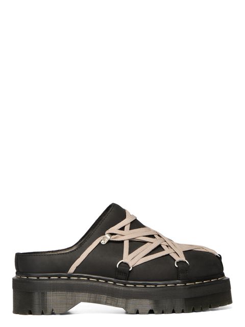 【26AW】Dr.Martens コラボレーション クアッド ソール メガレース ミュール / QUAD SOLE MEGALACE MULE / ブラック