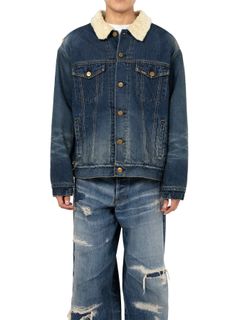 【25AW】ボア ライニング デニム ジャケット / BOA LINING DENIM JACKET / インディゴ