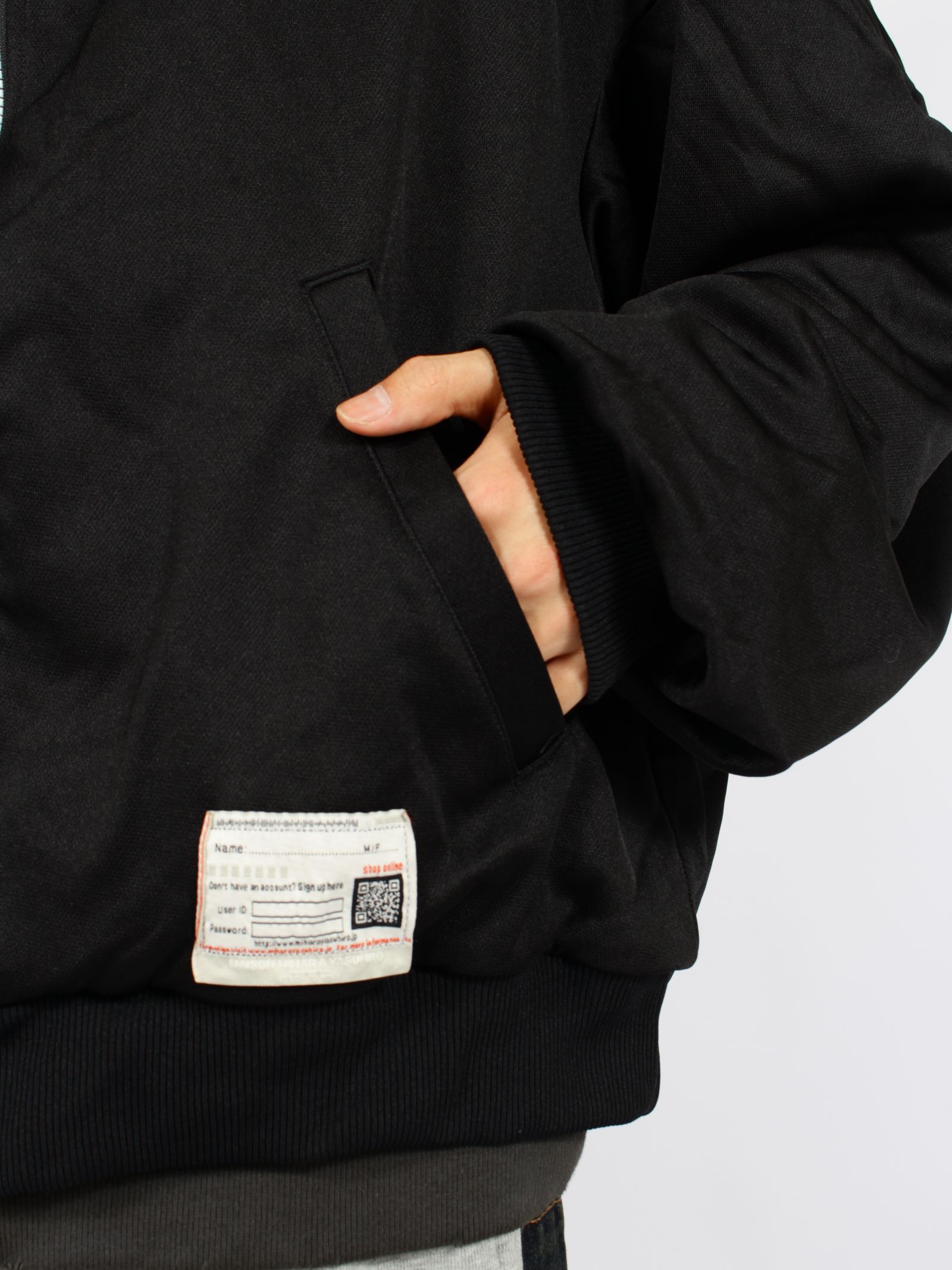 【26AW】 トラック ジャケット レイヤード スウェット パーカー / TRACK JACKET LAYERED / ブラック