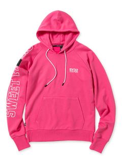 フラッシュ カラー アーム ロゴ プルオーバー フーディー / FLASH COLOR ARM LOGO P/O HOODIE / ピンク