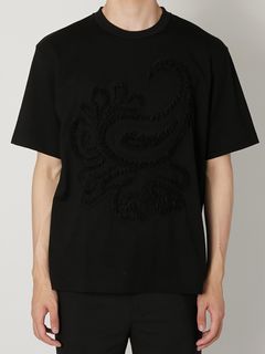 【26SS】刺繍 Tシャツ / T-SHIRT / ブラック
