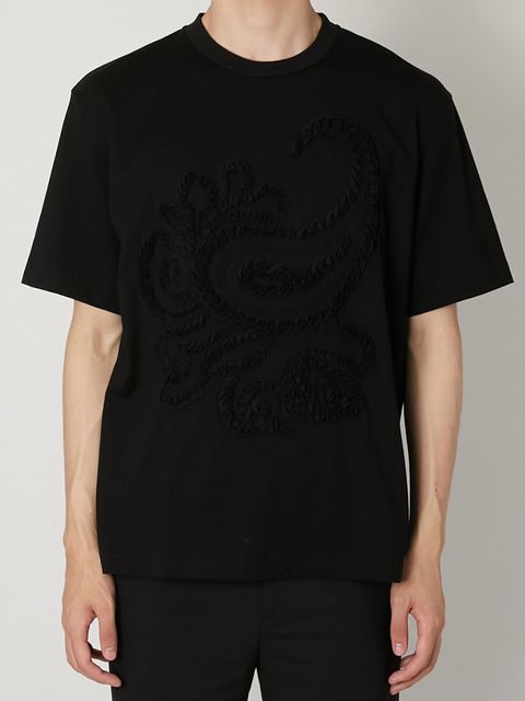 【26SS】刺繍 Tシャツ / T-SHIRT / ブラック