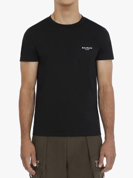スモールロゴ Tシャツ / FLOCKY SMALL LOGO T-SHIRT / ブラック