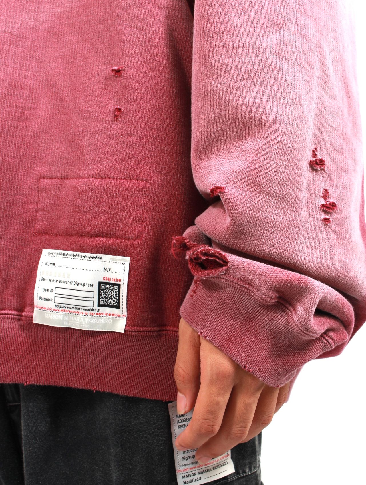 【25AW】 サン フェイディッド プルオーバー スウェット / SUN FADED PULLOVER / ボルドー