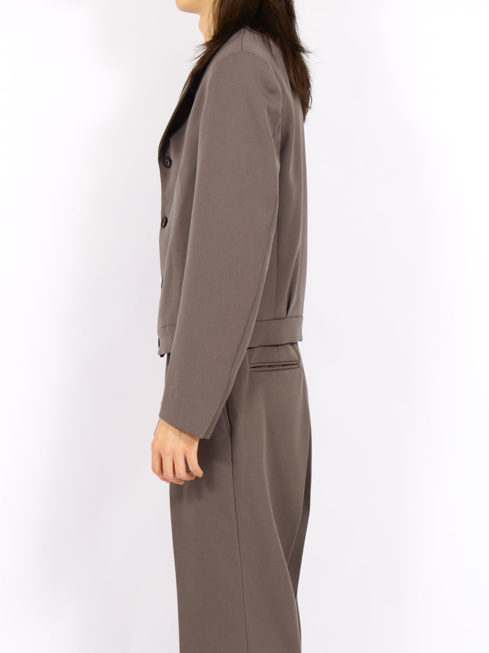 【26AW】ヘビー ウール スペンサー ジャケット / HEAVY WOOL SPENCER JACKET .16 / GUNMETAL(グレー)