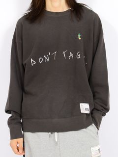 【26AW】 ドント タグミー スウェット プルオーバー / DON'T TAG ME, SWEAT PO / ブラック