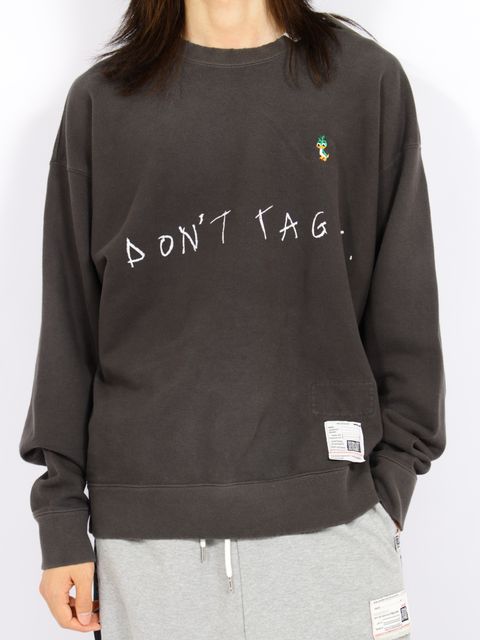 【26AW】ドント タグミー スウェット プルオーバー / DON'T TAG ME, SWEAT PO / ブラック