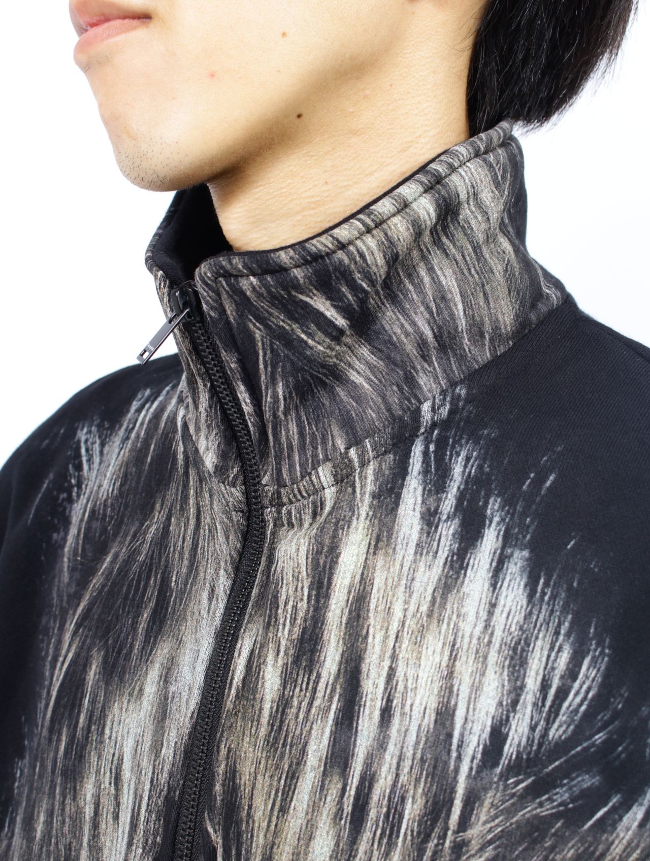 【25AW】フロッキー スウェット ハーフジップ シャツ / FLOCKY SWEATSHIRT / ブラック