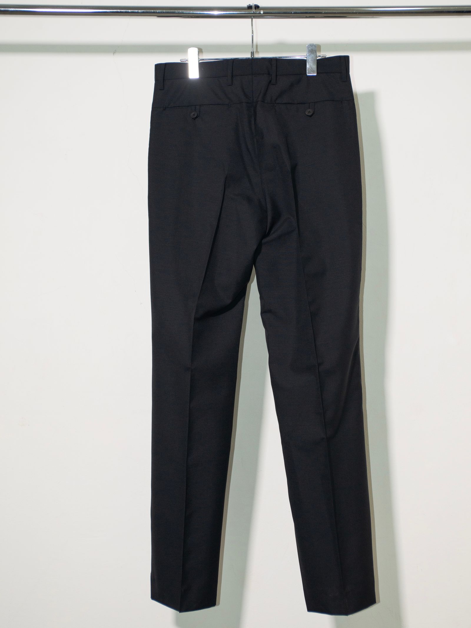【26SS】リニア トラウザー スラックス パンツ / LINEAR TROUSER / ブラック