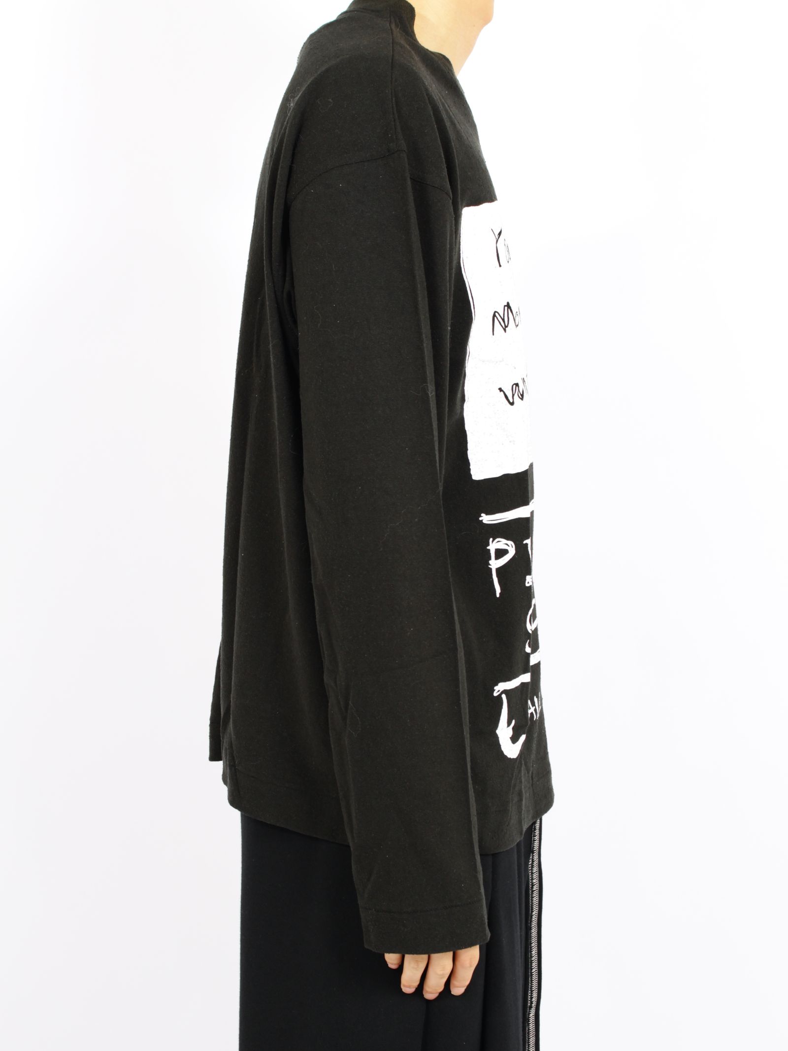 【26AW】ステイトメント イン ディセンバー ロングスリーブ Tシャツ / STATEMENT IN DECEMBER(L/S TEE) / ブラック