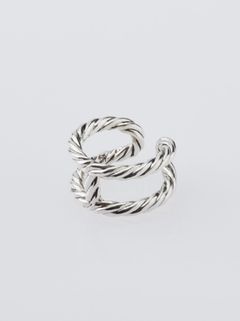 Hロープ リング / H ROPE RING / シルバー