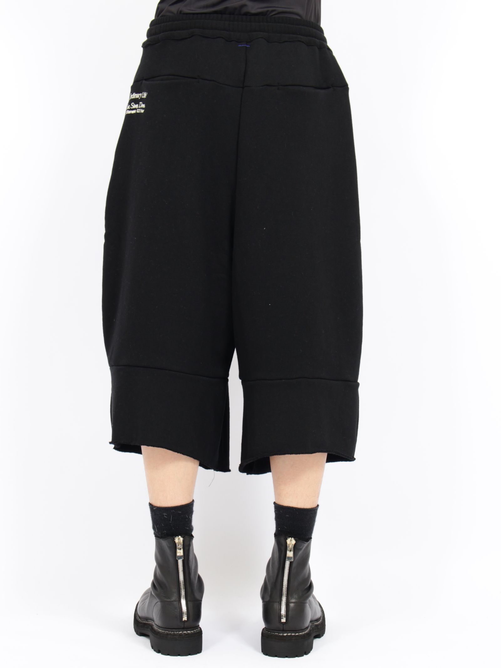 【定番】オーディナリー ホーム バギー ショーツ スウェットパンツ / ORDINARY HOME BAGGY SHORTS / ブラック