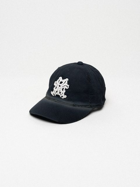 ディストレスド "カミヤ" キャップ / DISTRESSED "KMY" CAP / ブラック