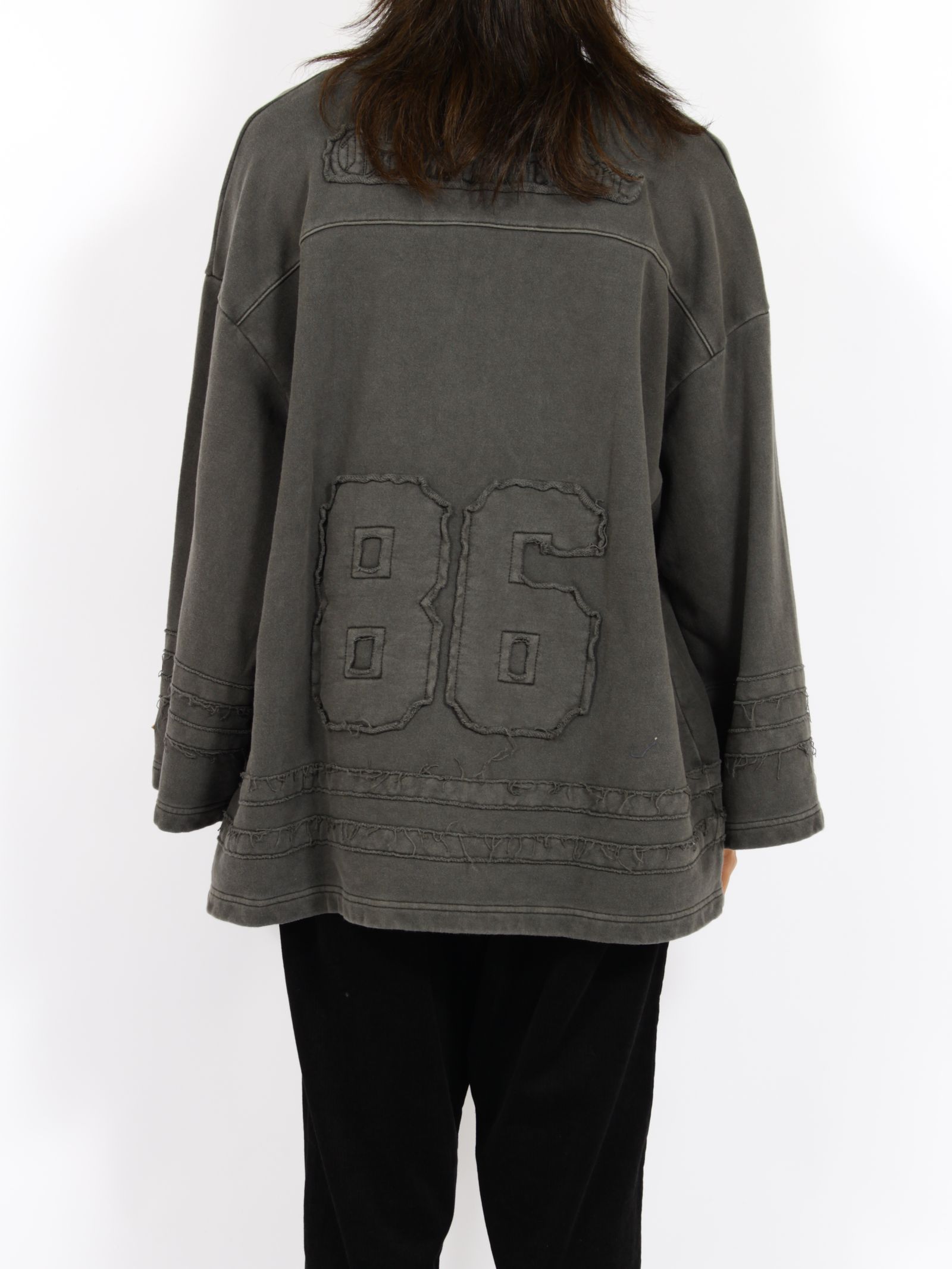 【26AW】 コットン ホッケー ジャージー チーム 長袖 プルオーバー / COTTON HOCKEY JERSEY'TEAM / ブラック