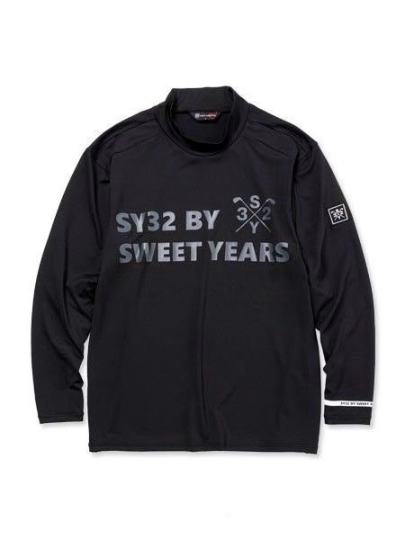 SY32 by SWEET YEARS GOLF - 【22AW】 モックネック ロングスリーブ T