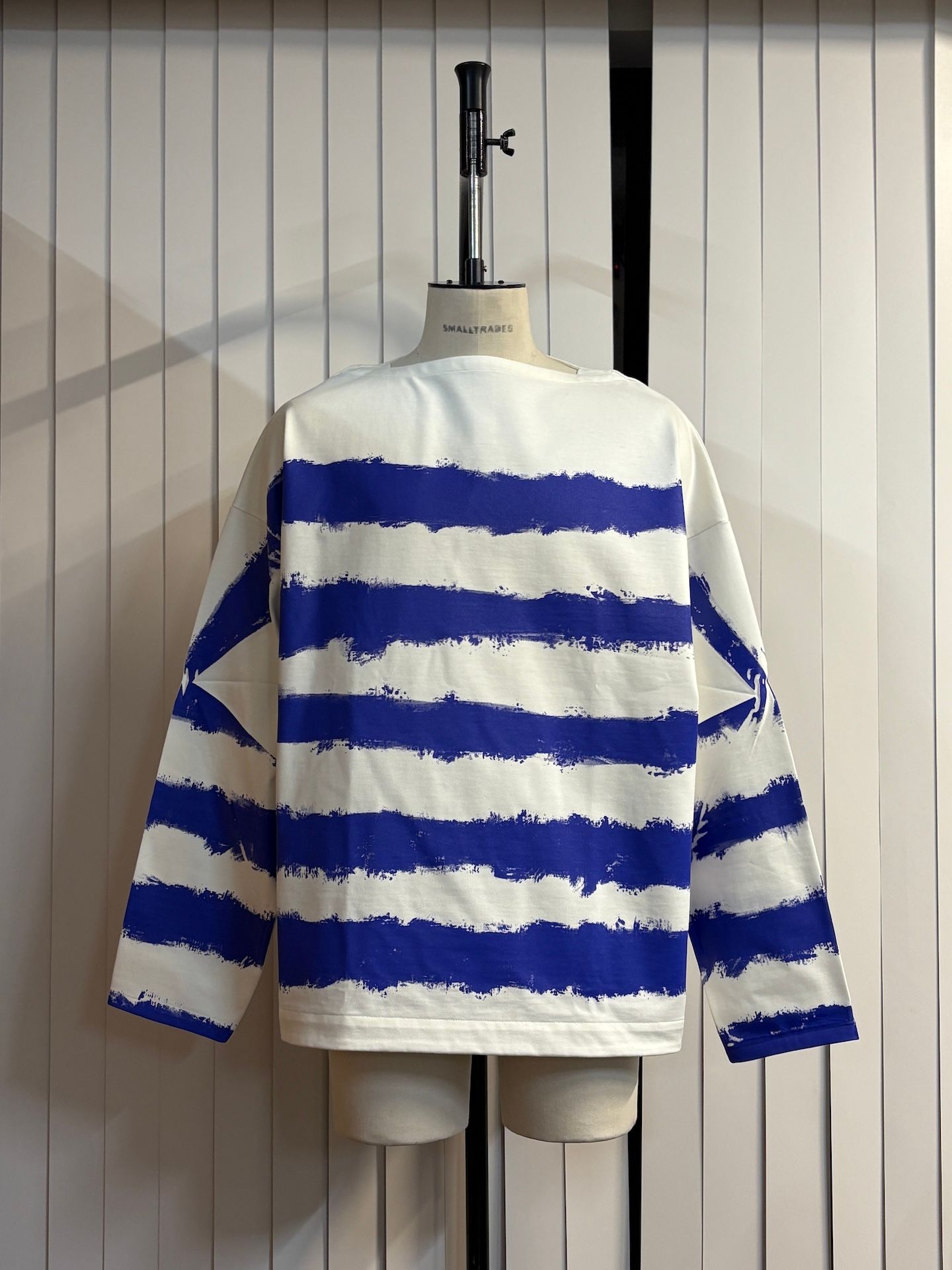 【26AW】ピクチャレスク バスク ペインティング Tシャツ / PICTURESQUE BASQUE PAINTING(ROOM GARDENER) / ホワイト×ブルー