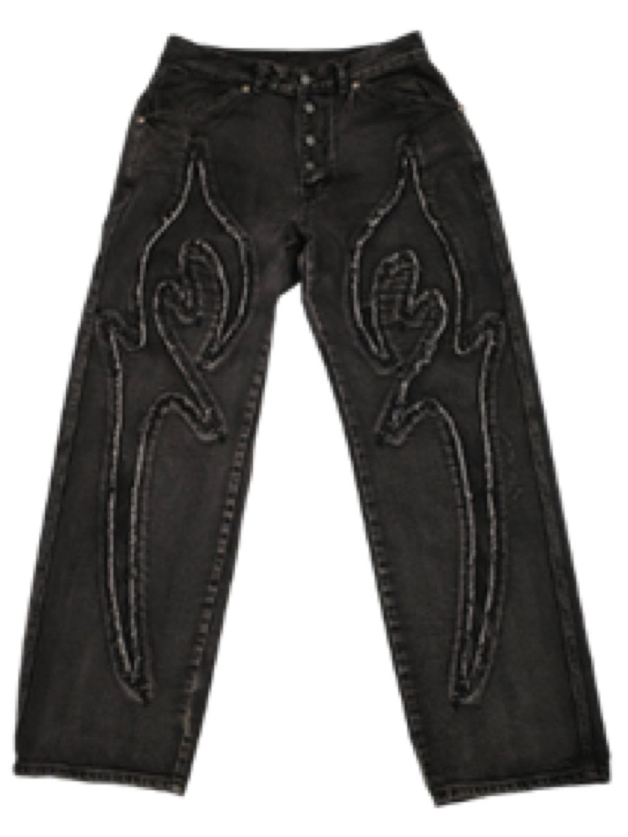 Thug Club - 【25AW】トライバル デニム パンツ TRIBLE DENIM
