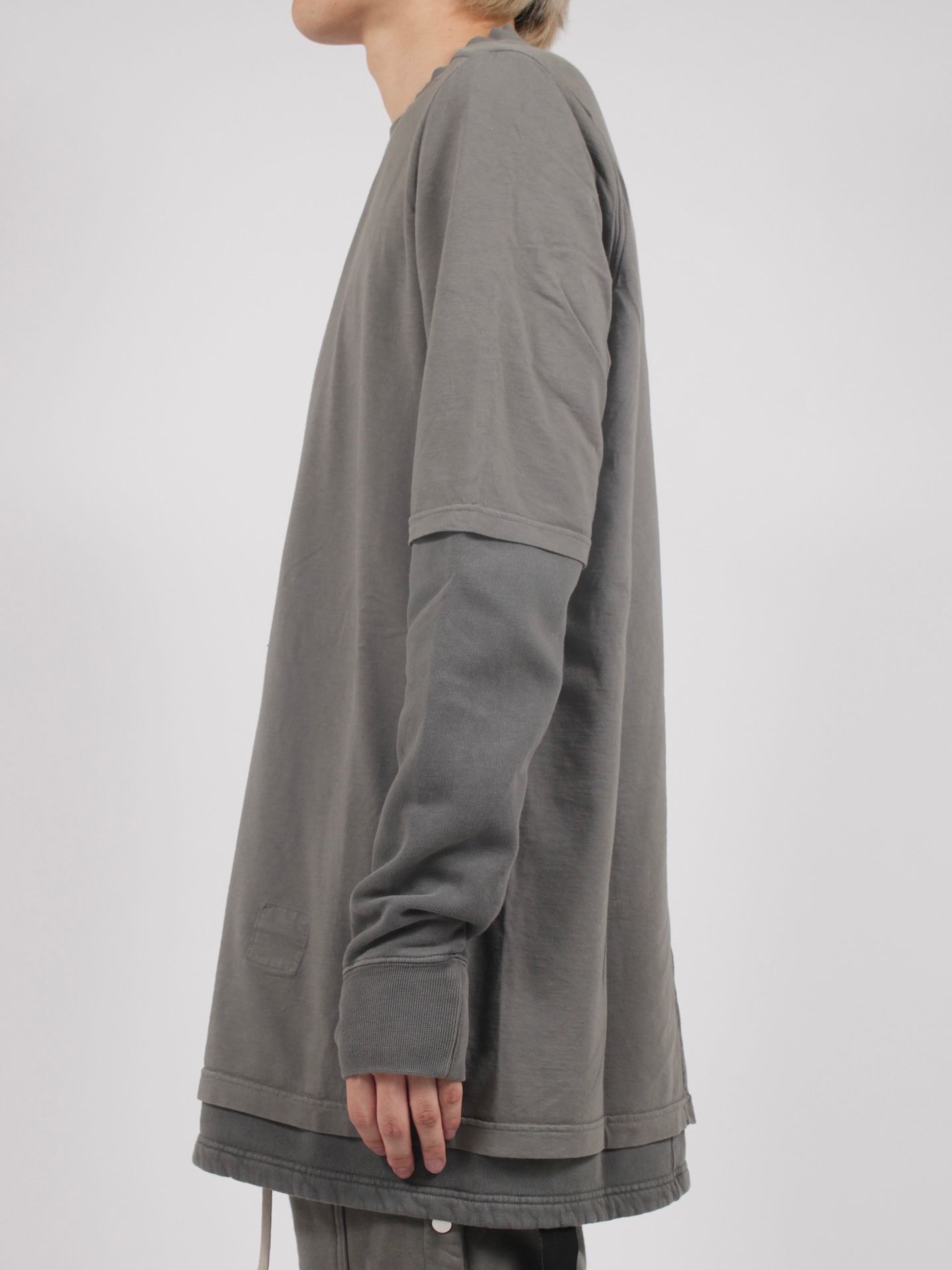 RICK OWENS DRKSHDW - 【23FW】レイヤード ハスラー ロングスリーブT