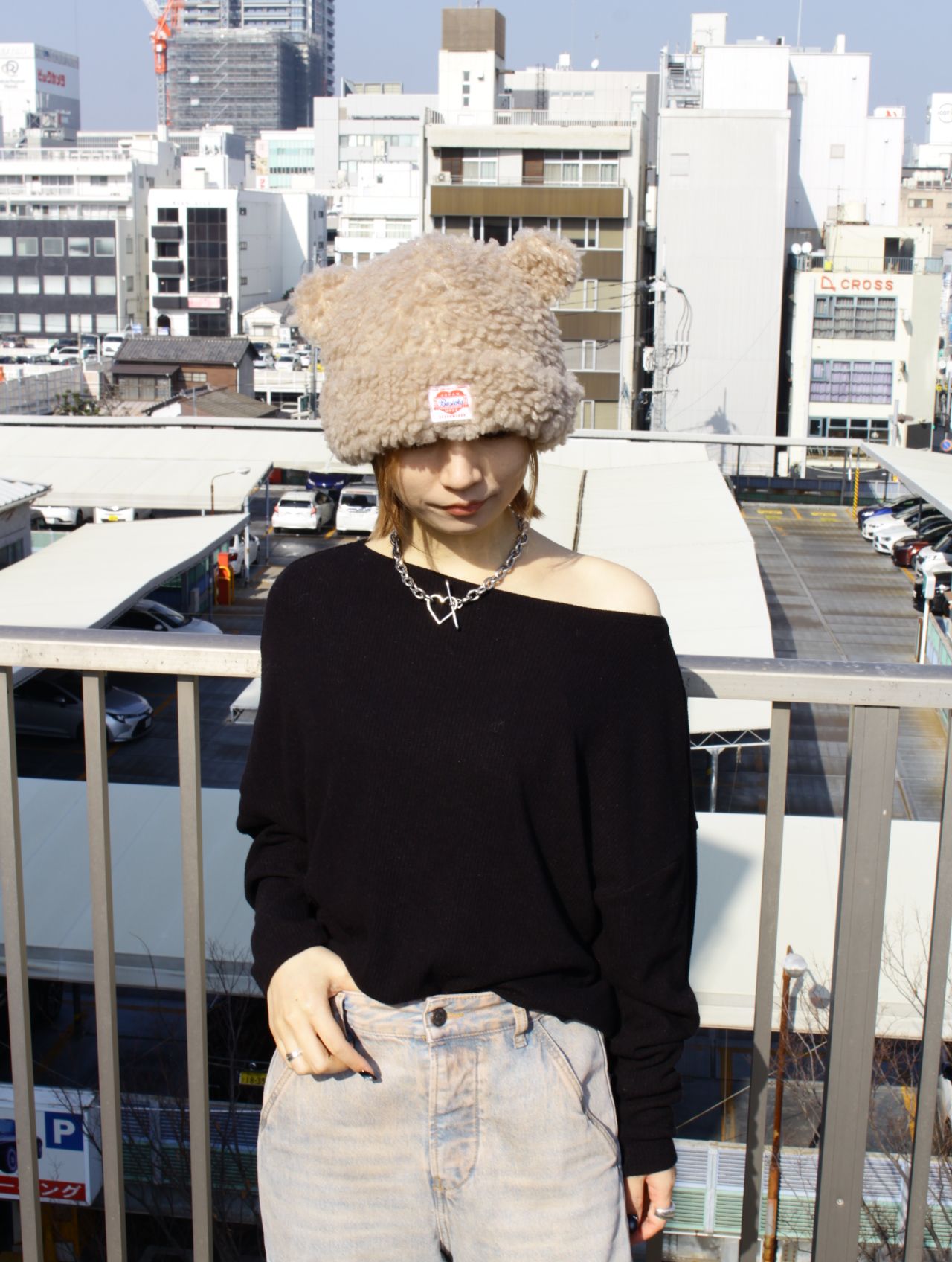 【26SS】ベアー ビーニー 帽子 / BEAR BEANIE / ブラウン