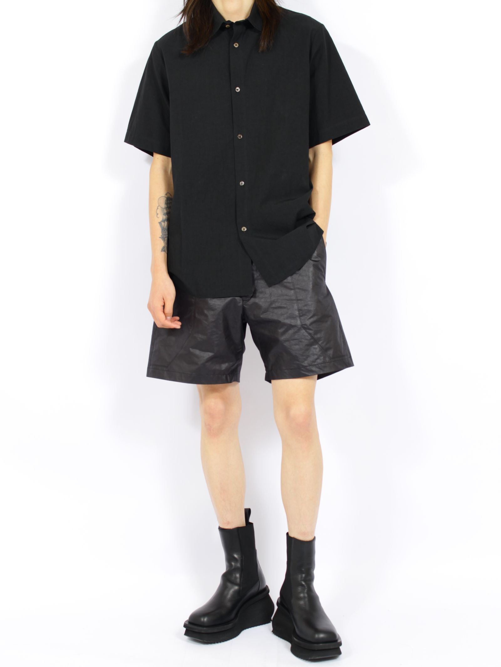 【STORY 別注】  パネル ショーツ ショートパンツ / PANEL SHORTS / ブラック