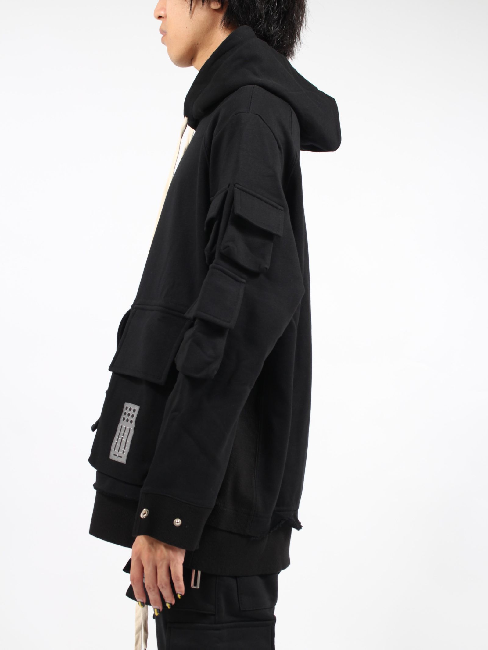 【24AW】ベーシック フーディー プルオーバー パーカー / BASIC HOODIE PULLOVER / ブラック