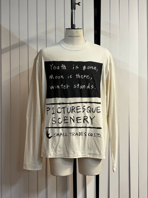 【26AW】ステイトメント イン ディセンバー ロングスリーブ Tシャツ / STATEMENT IN DECEMBER(L/S TEE) / キャンバス