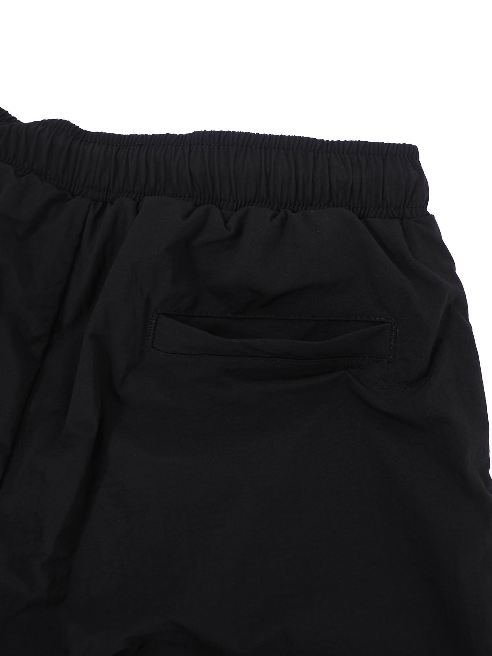 【20AW】テーピングロゴ ナイロンパンツ / OVERLAY PANTS / ブラック