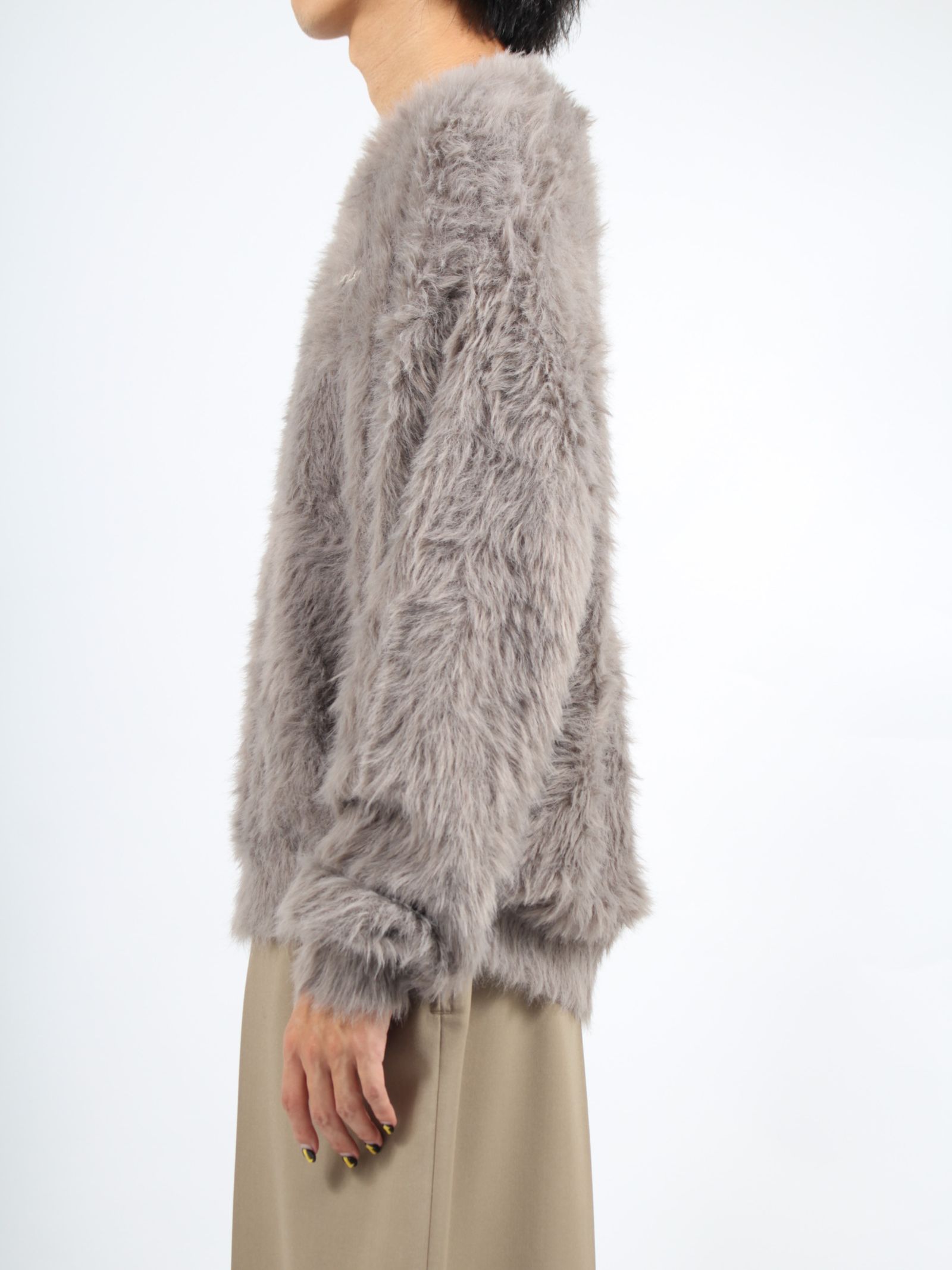 シャギー ニット プルオーバー / SHAGGY KNIT PULLOVER / ブラウン