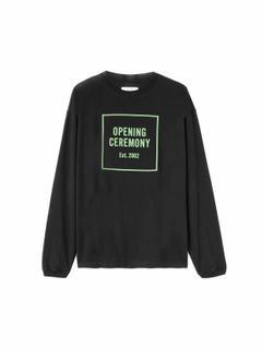 ボックス ロゴ ロングスリープティー / 3D BOX LOGO T-SHIRT / ブラック