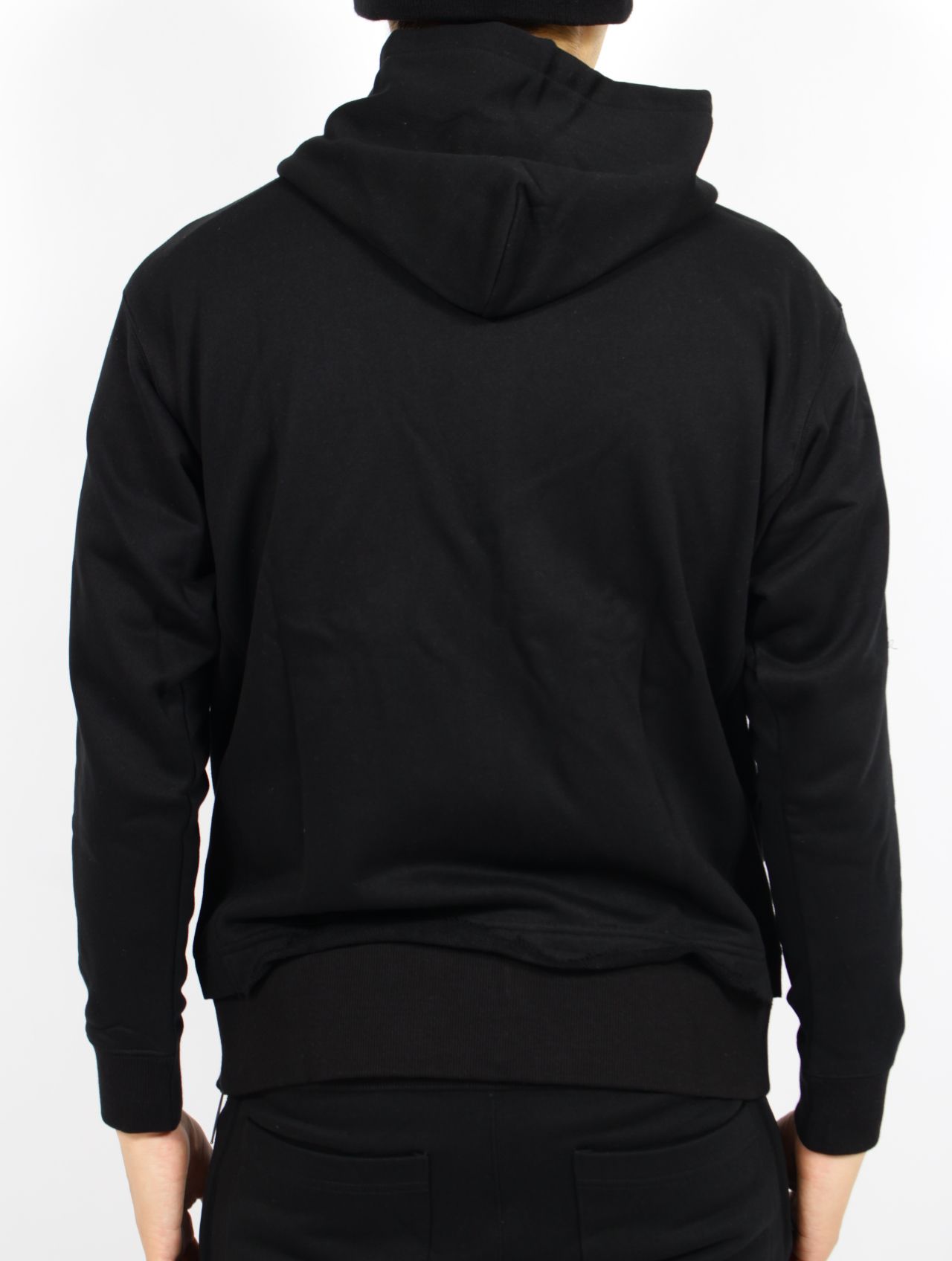 【25SS】ヒドゥン ジップアップ フーディー ジップパーカー / HIDDEN ZIP UP HOODIE / ブラック