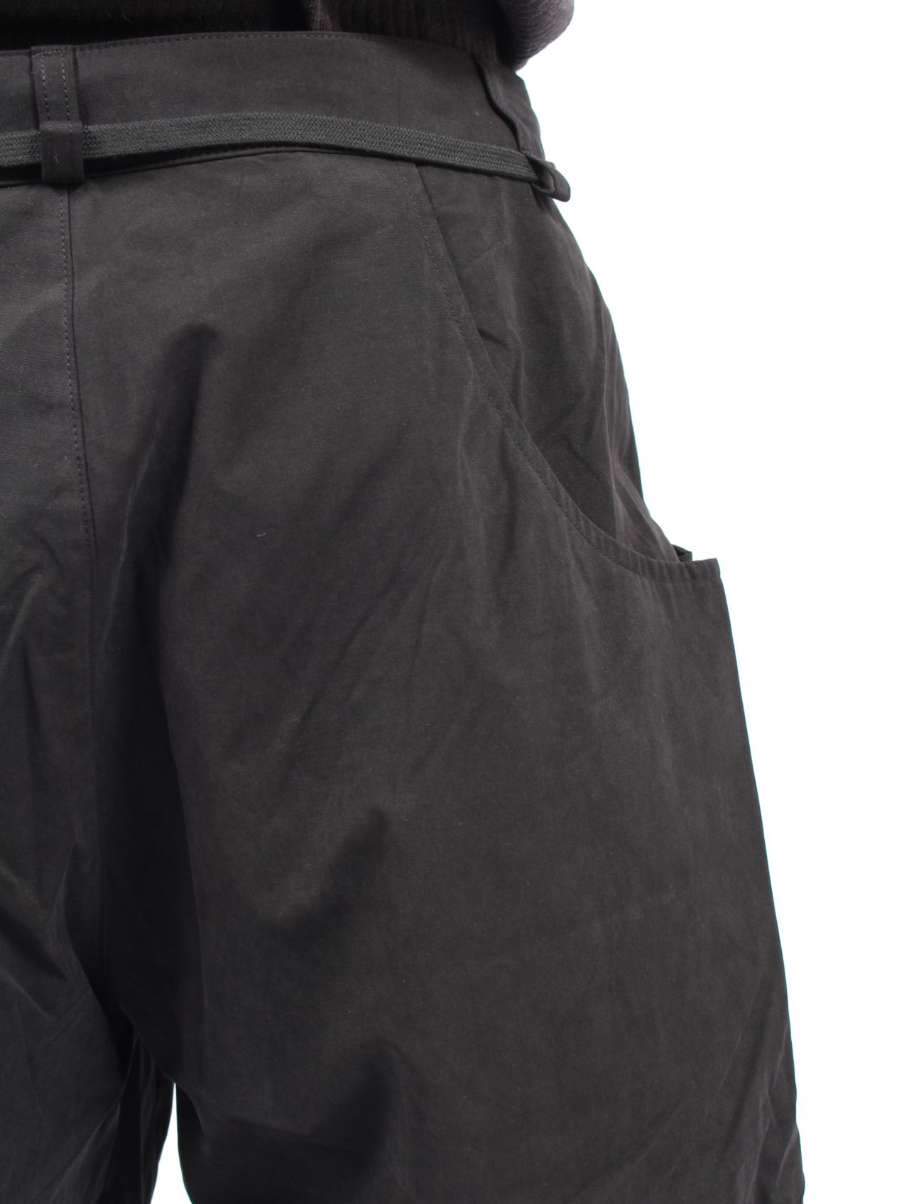 【25AW】タイ パンツ / TIE PANTS / ブラック
