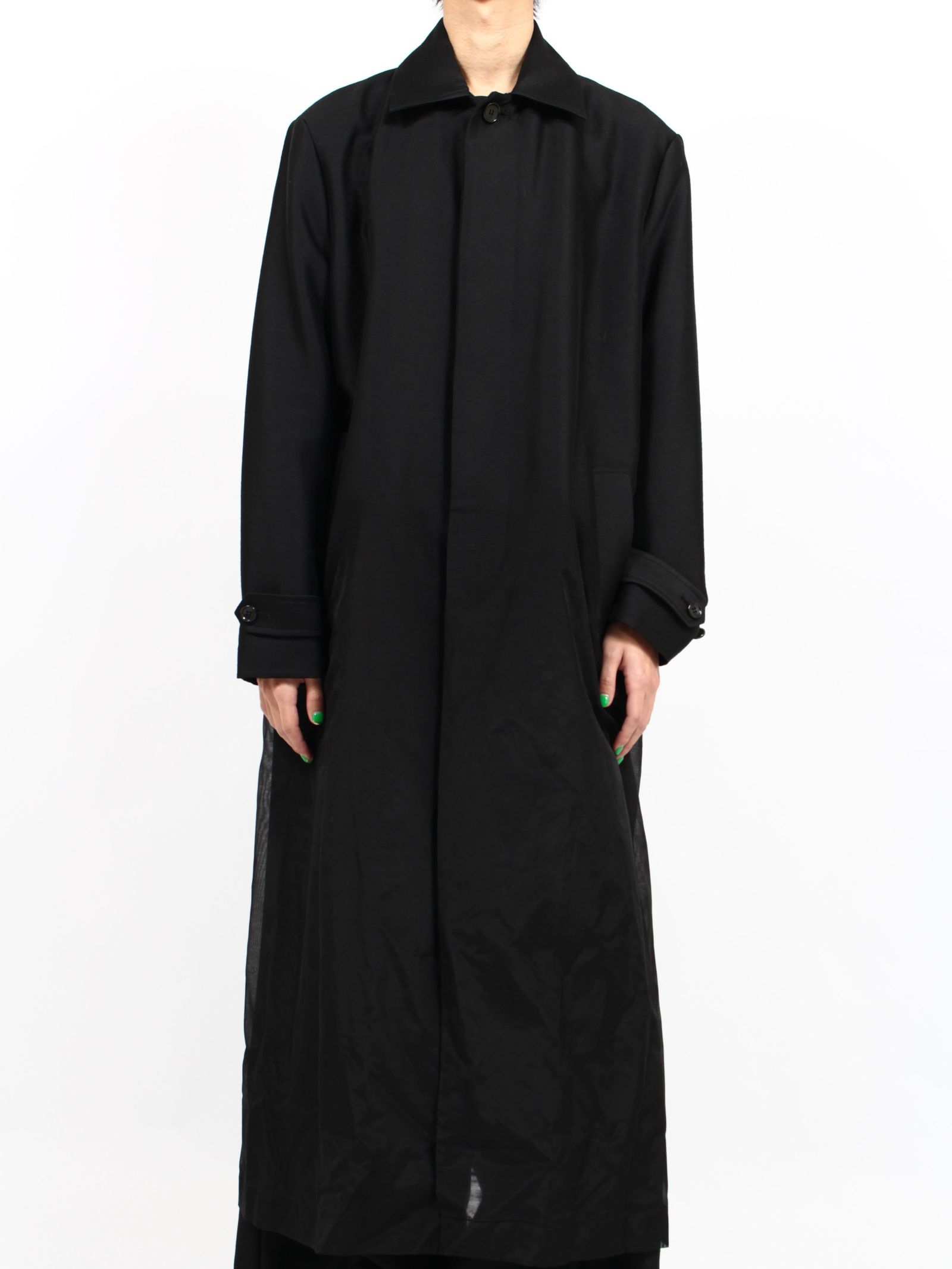 【25SS】バルマカーン コート / BALMACAAN COAT / ブラック
