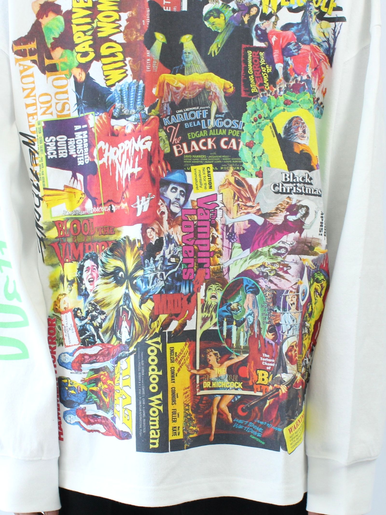 WE11DONE 22AW Horror Collage Top着丈740cm