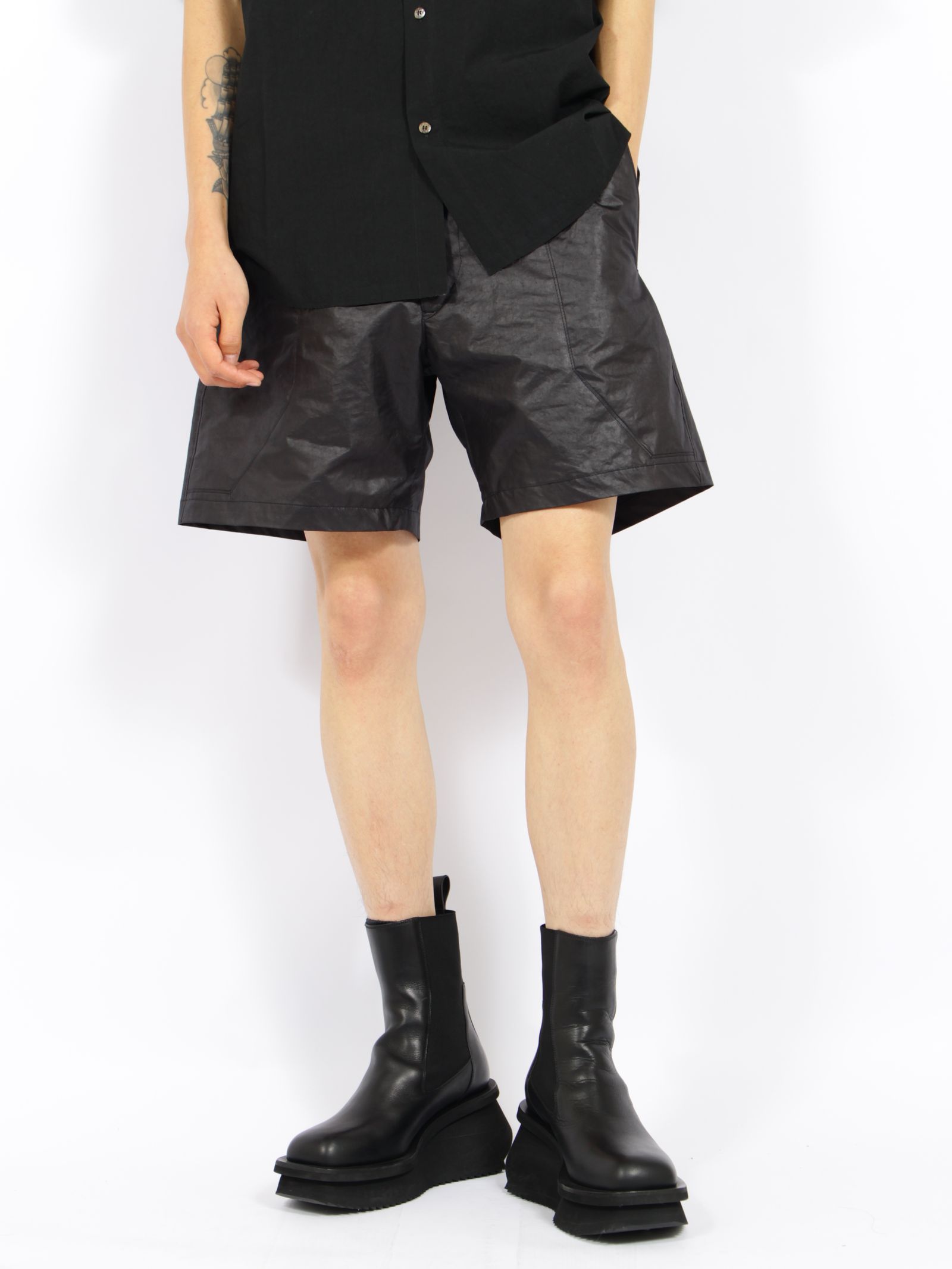 【STORY 別注】  パネル ショーツ ショートパンツ / PANEL SHORTS / ブラック