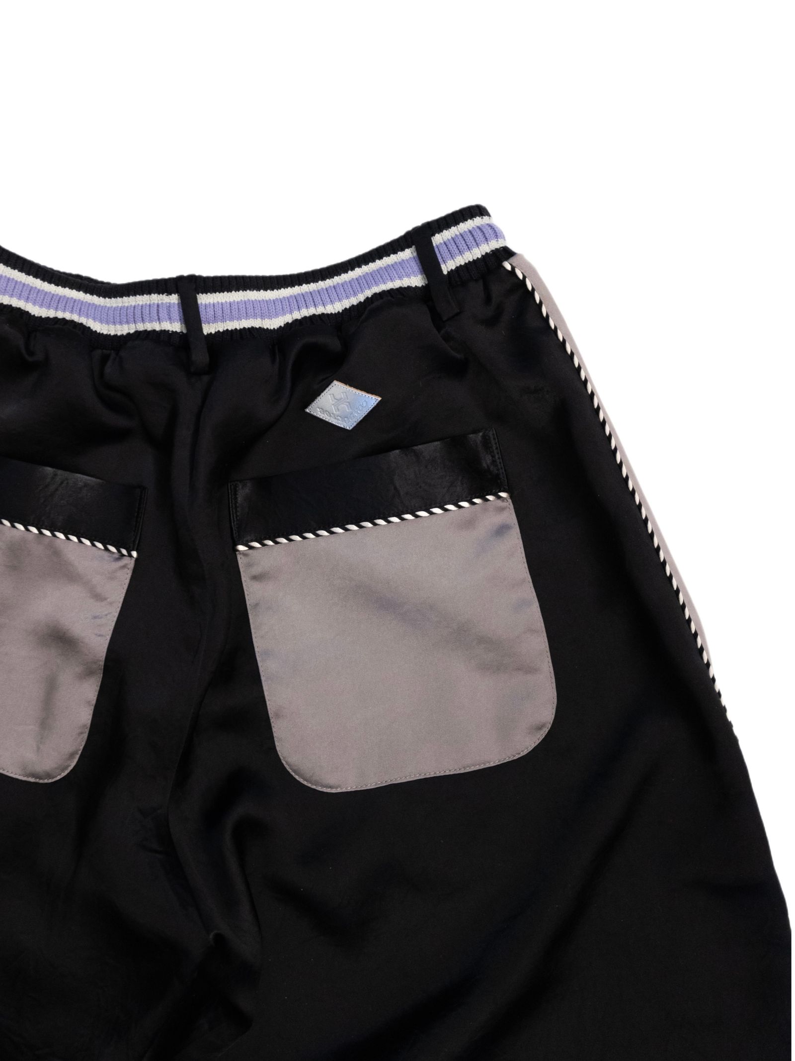 【25AW】サテン スーベニア トラウザー / SATIN SOUVENIR TROUSERS / ブラック