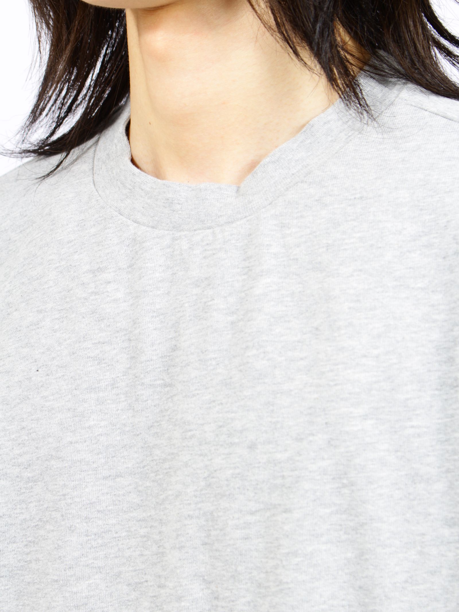 ヘビー ボクシー ティー / HEAVY BOXY TEE / GREY MARLE(グレー)