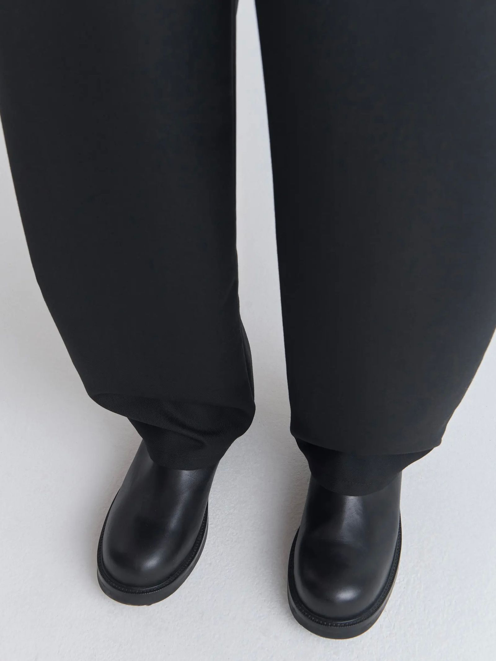 【26SS】ジーノ トラウザー スラックス / GINO TROUSER / FINE BLACK WOOL(ブラック)