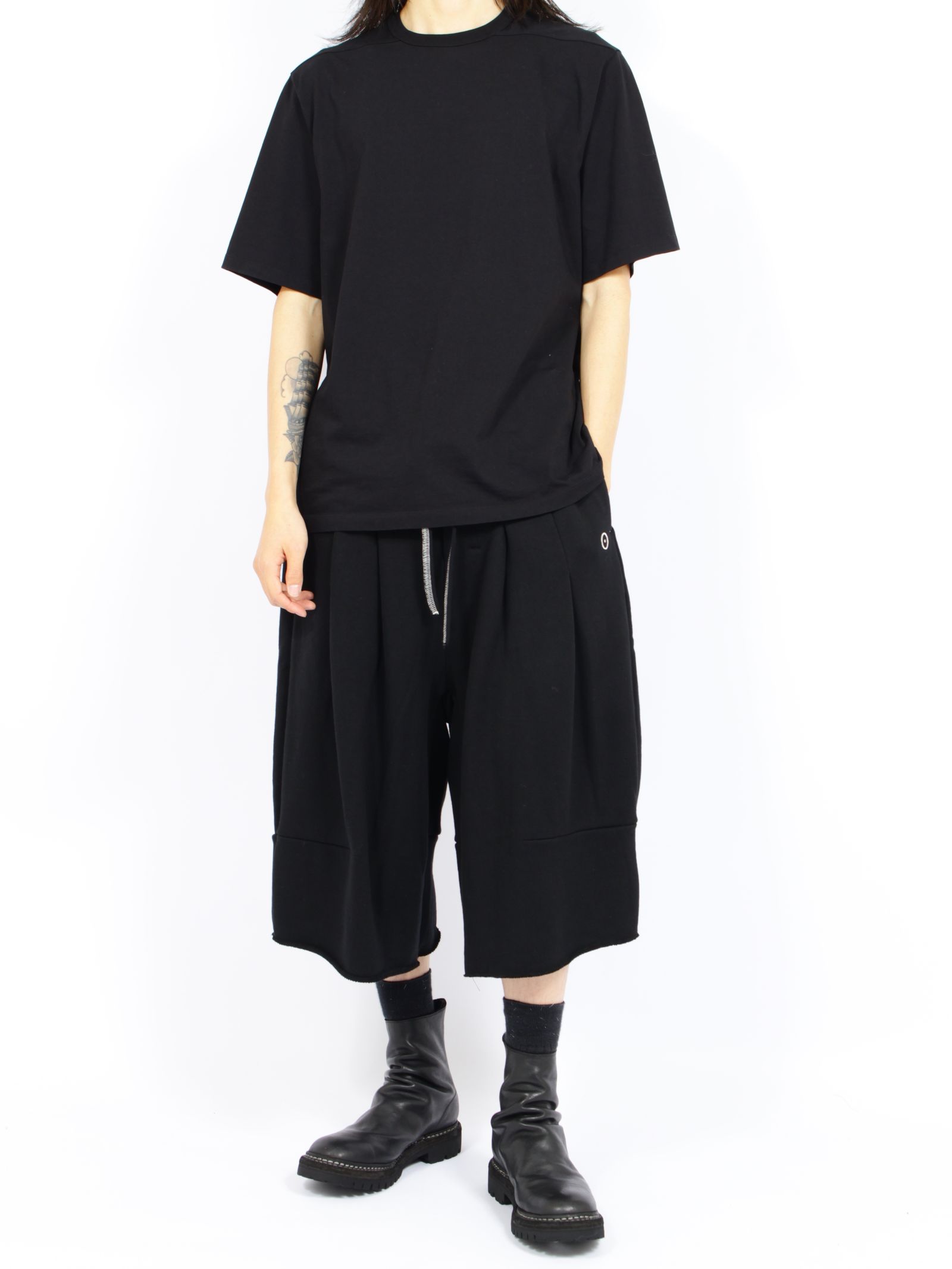 【定番】オーディナリー ホーム バギー ショーツ スウェットパンツ / ORDINARY HOME BAGGY SHORTS / ブラック