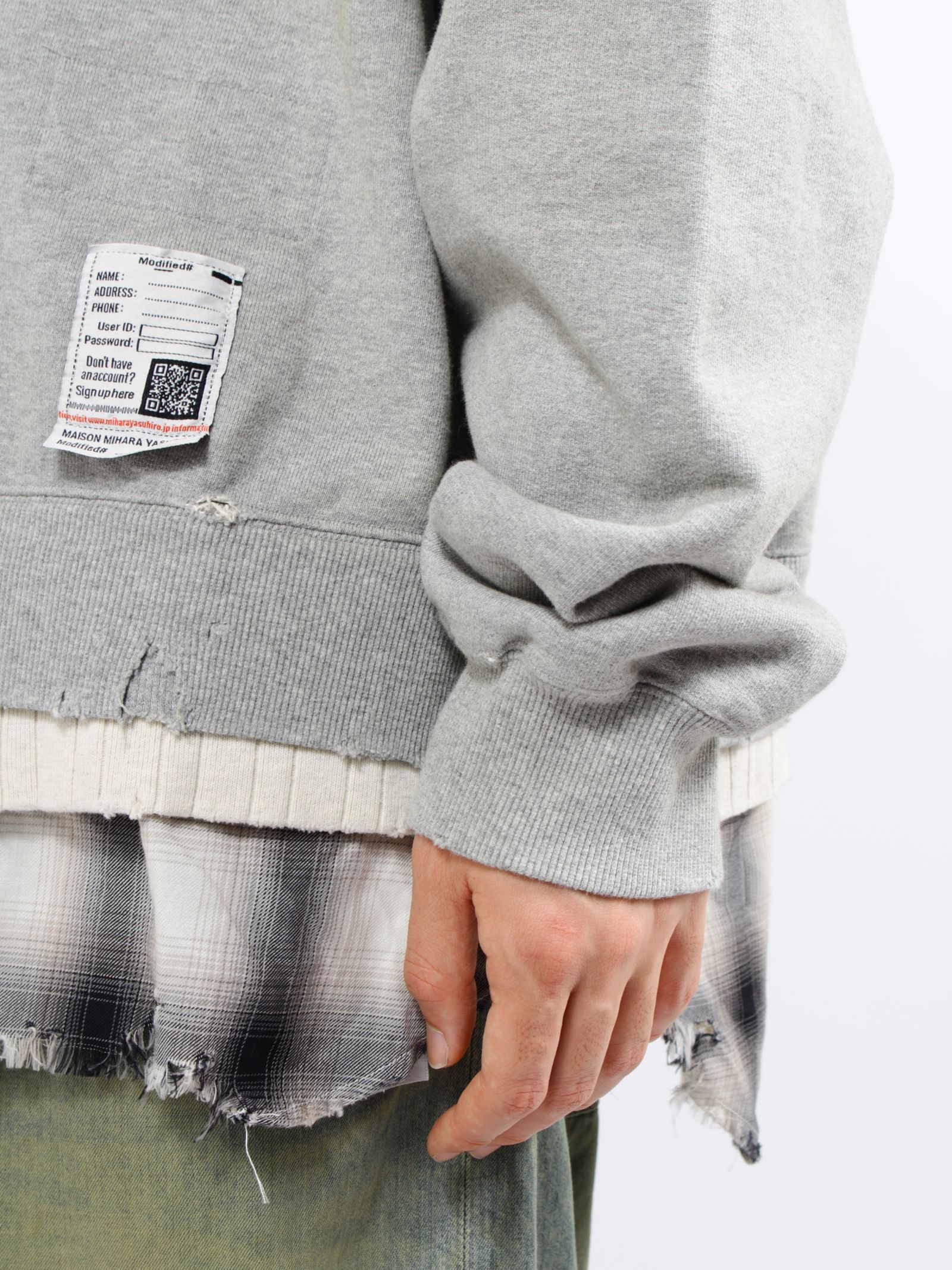 【26SS】トリプル レイヤード ポロ / TRIPLE LAYERED PO / グレー